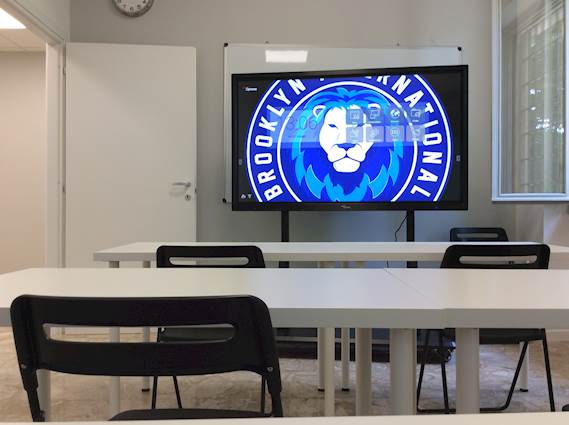 Optoma’s 65” interactive flat panel display transforms classroom learning at the Brooklyn International School in Italy