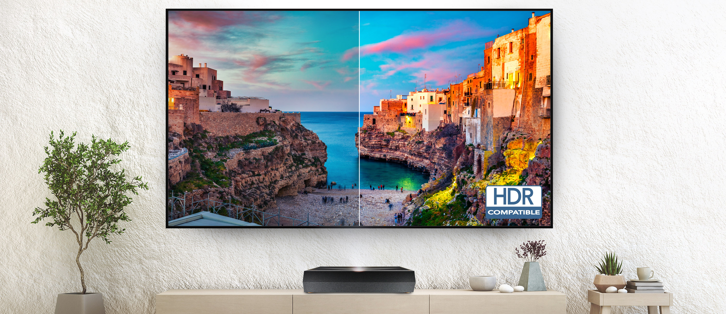 HDR and HLG compatible
