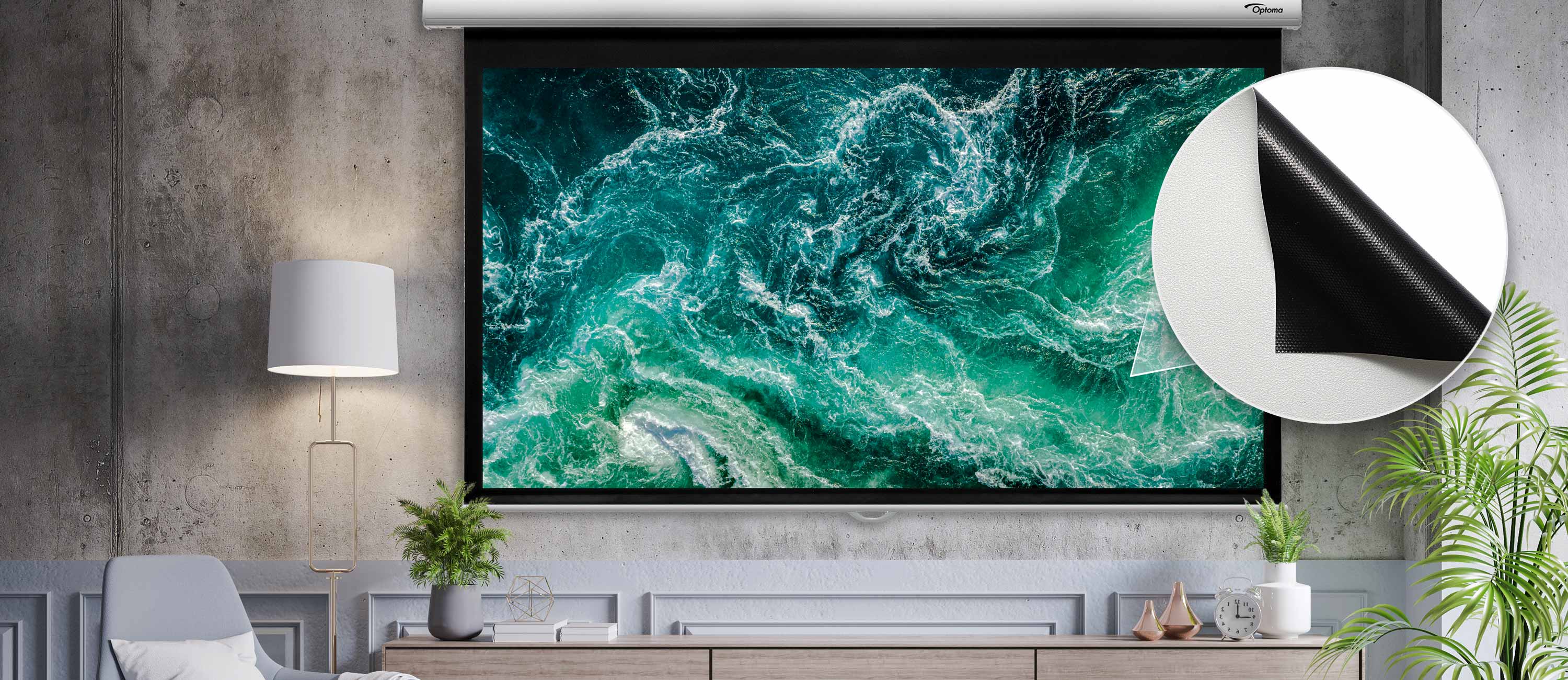 Fiberglass matte white fabric