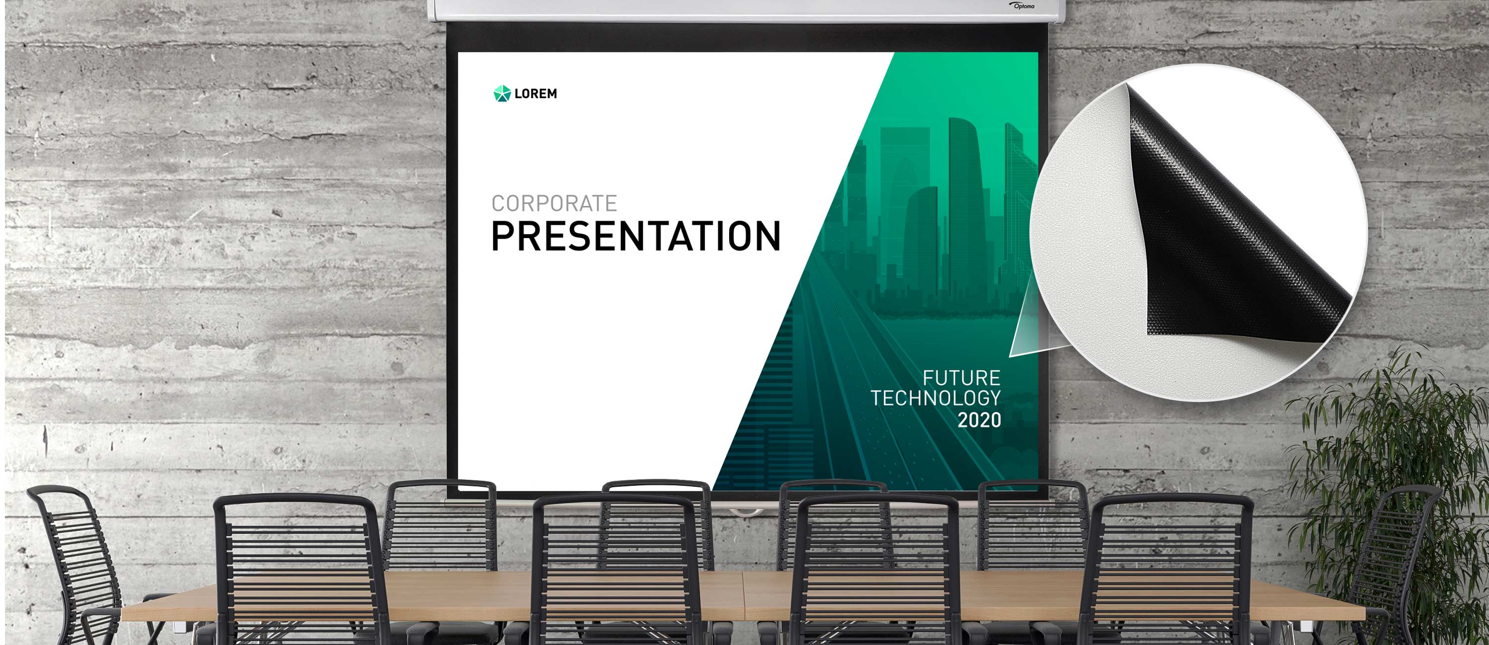 Fiberglass matte white fabric