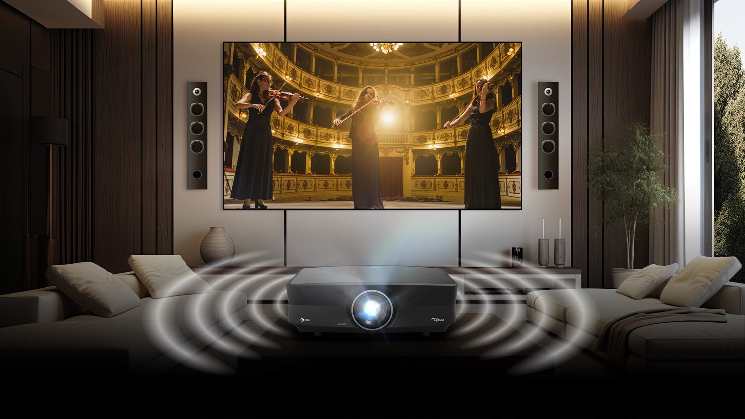 Optoma UHZ68LV UHD lézer projektor Optoma UHZ68LV UHD lézer projektor
